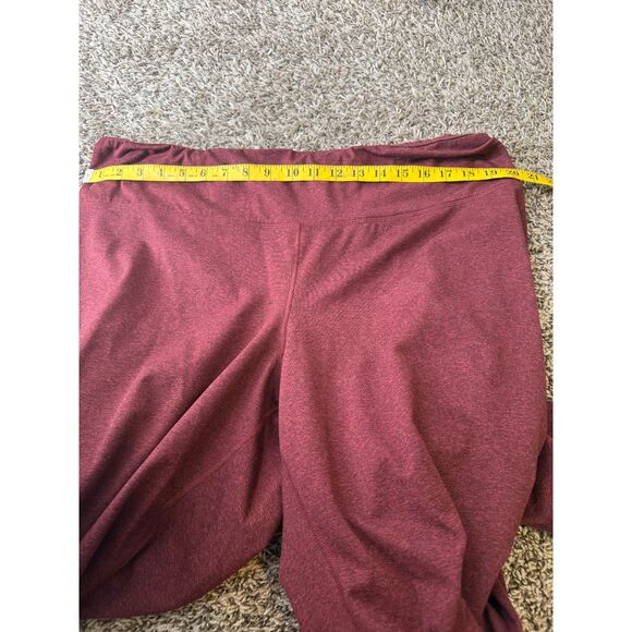 Old Navy Red High Ruse Flare Leggings Sz XXL Tall Athleisure Casual Comfort - Picture 7 of 9